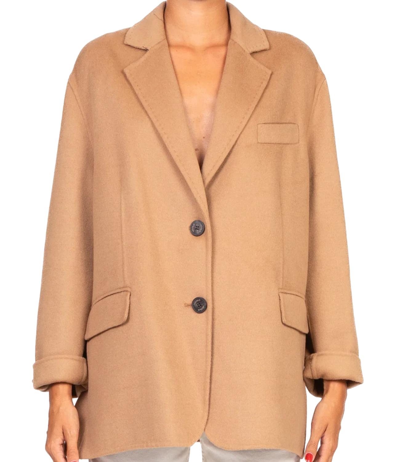 Vicoloi Cappotto Beige Donna