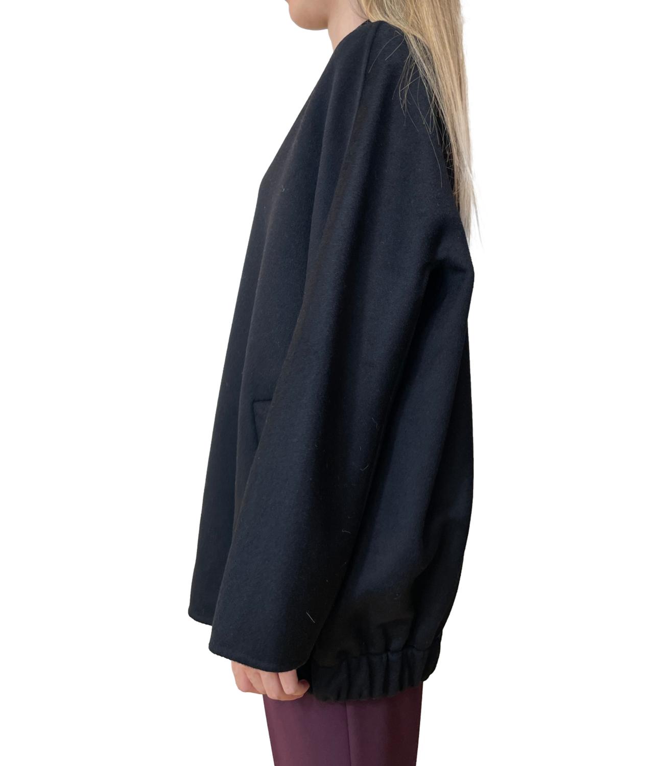Vicolo Cappotto Bomber Nero Donna