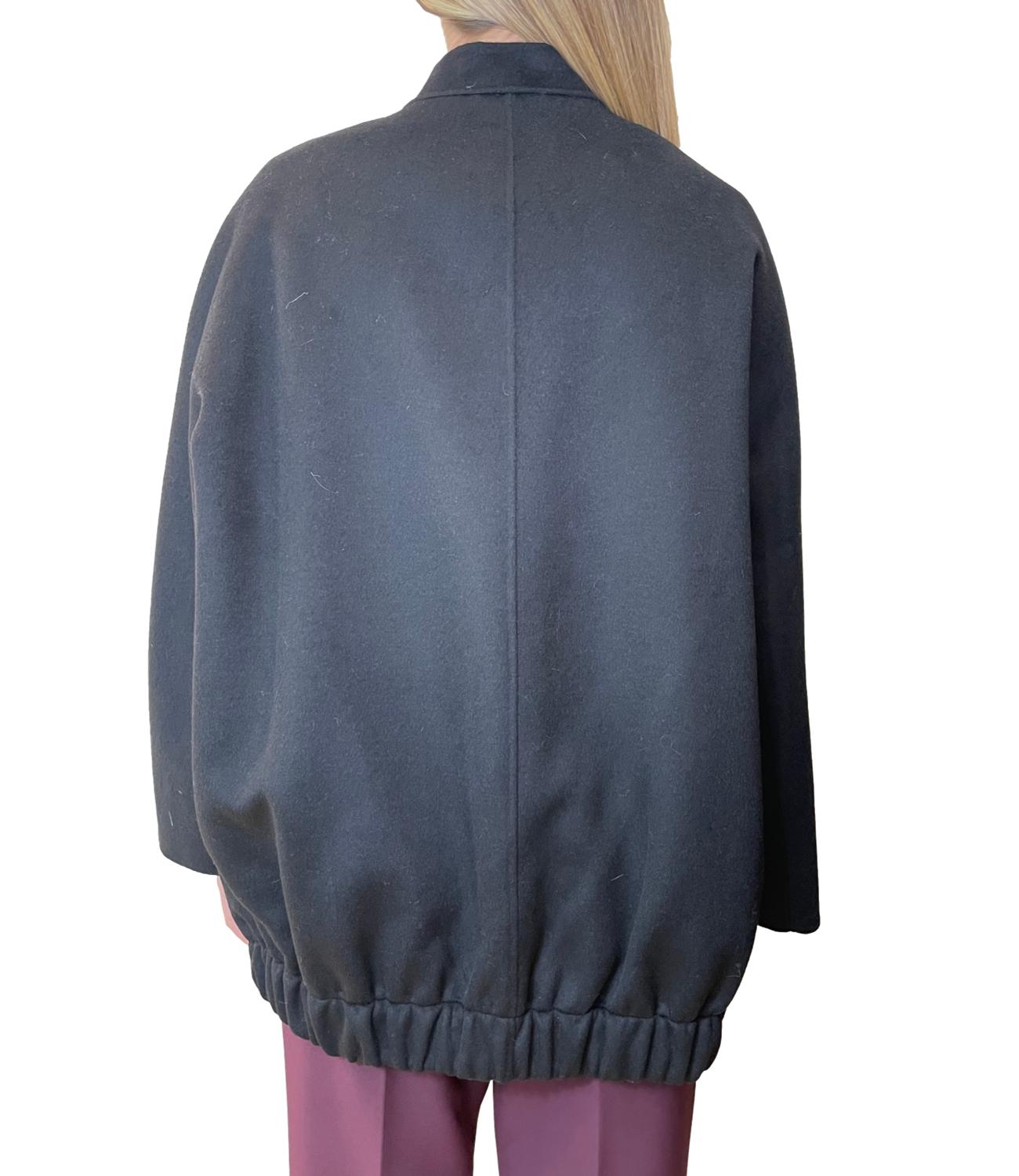 Vicolo Cappotto Bomber Nero Donna