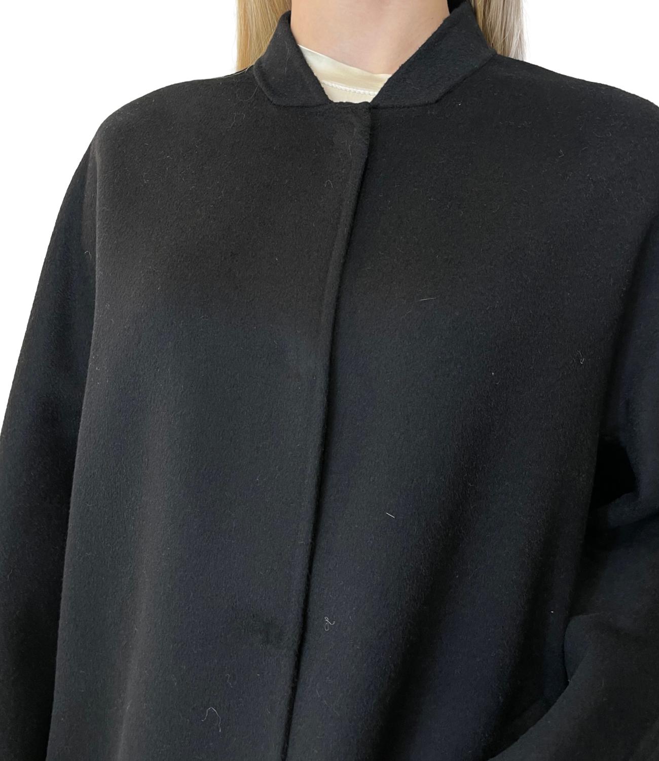 Vicolo Cappotto Bomber Nero Donna