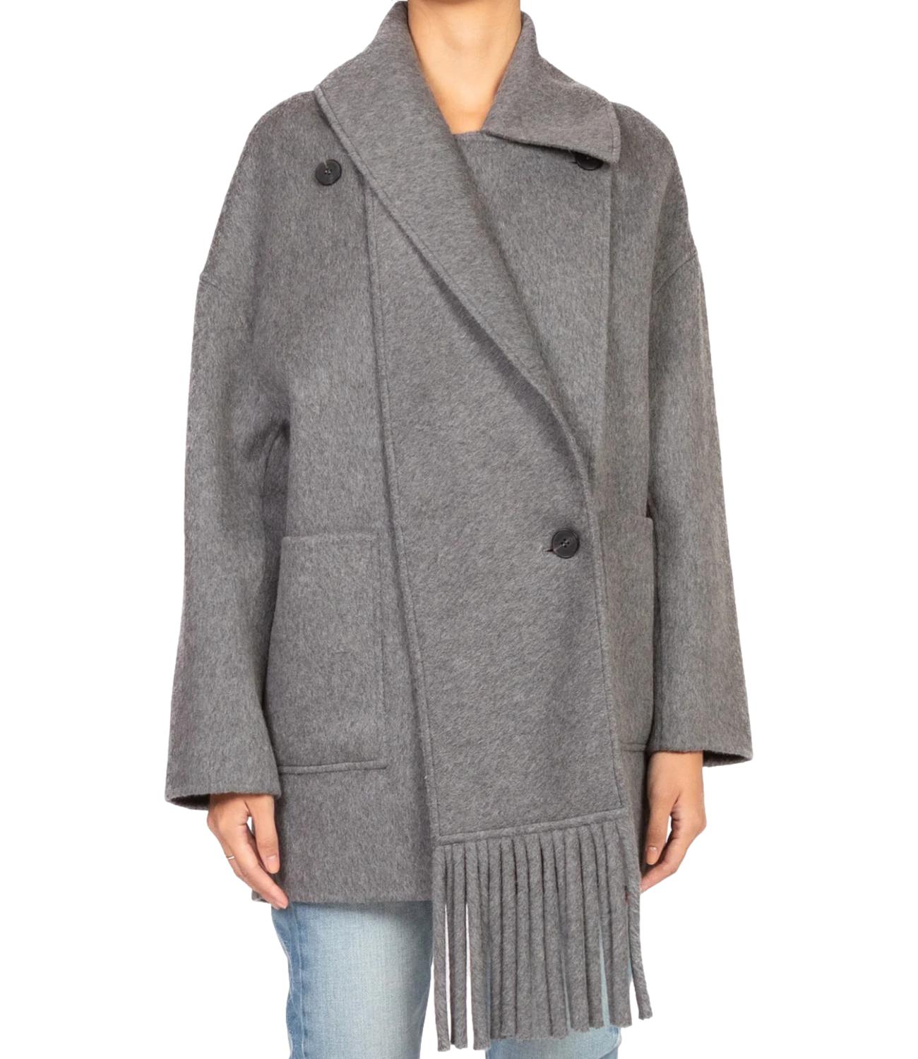Vicolo Cappotto C/Sciarpa Grigio Donna