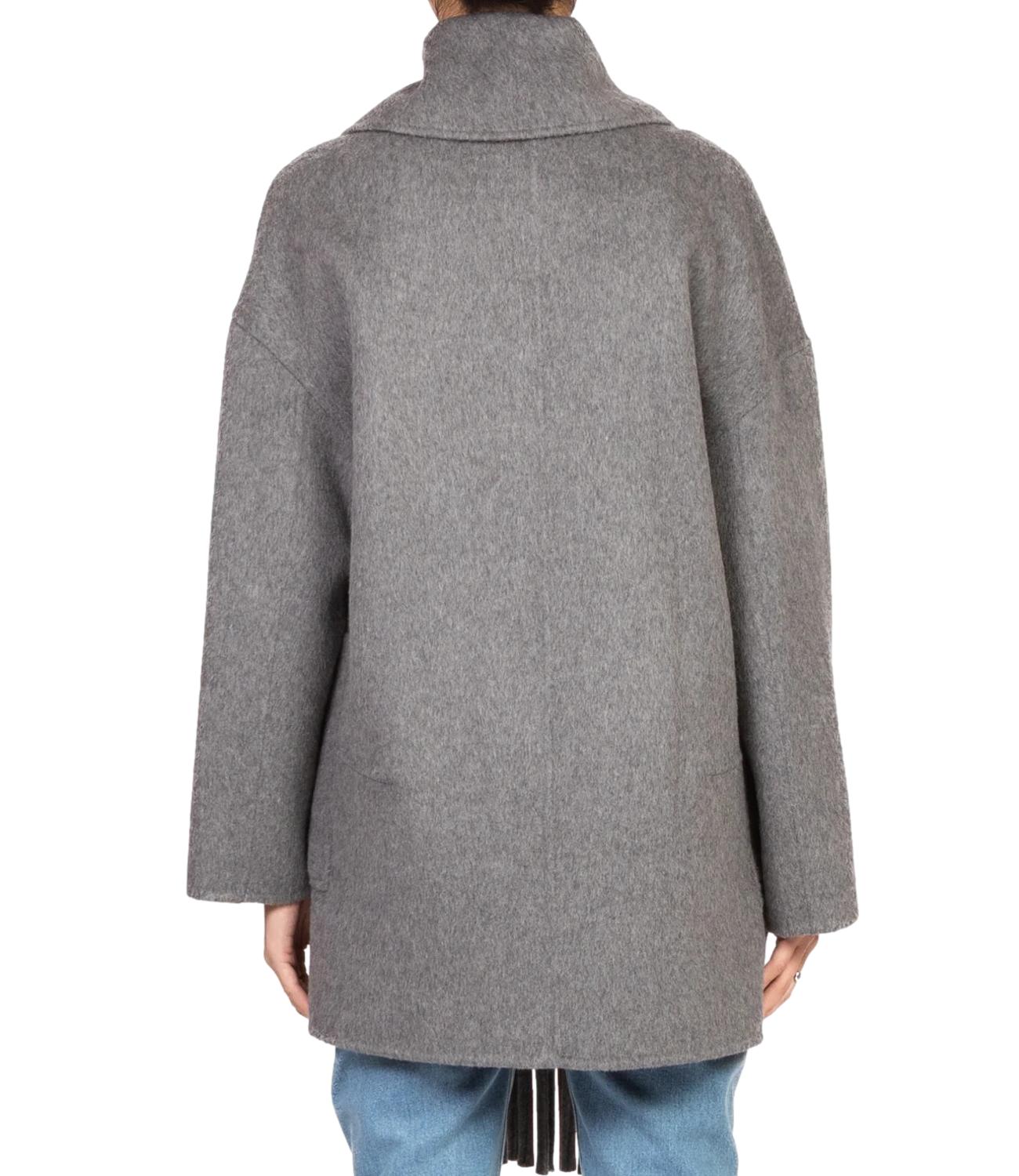 Vicolo Cappotto C/Sciarpa Grigio Donna