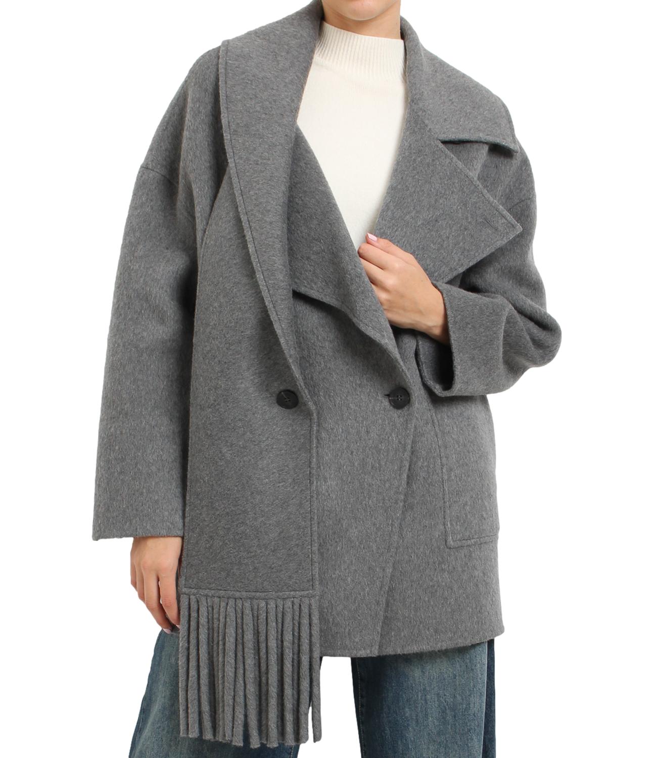 Vicolo Cappotto C/Sciarpa Grigio Donna