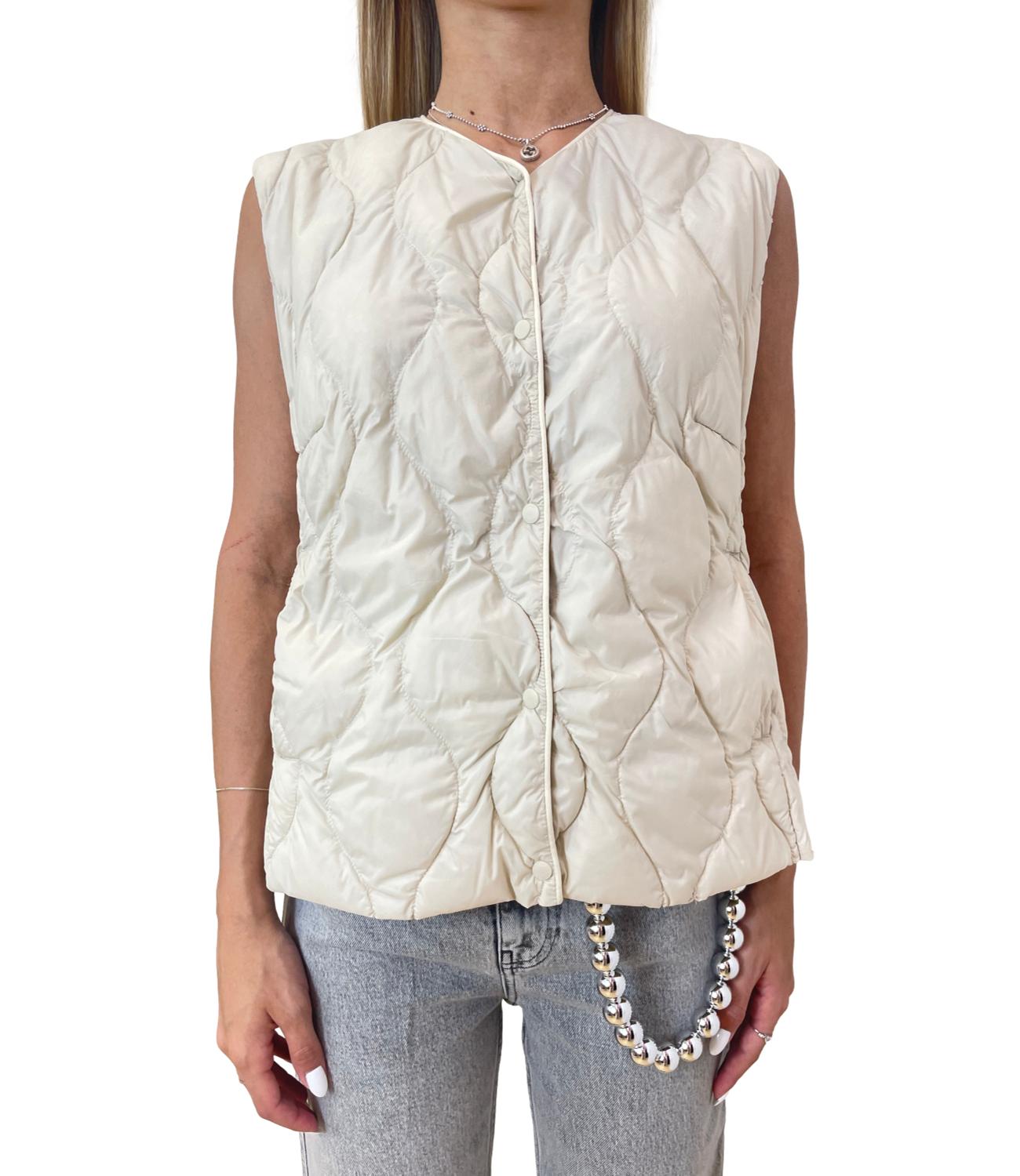 Vicolo Gilet Bianco Donna