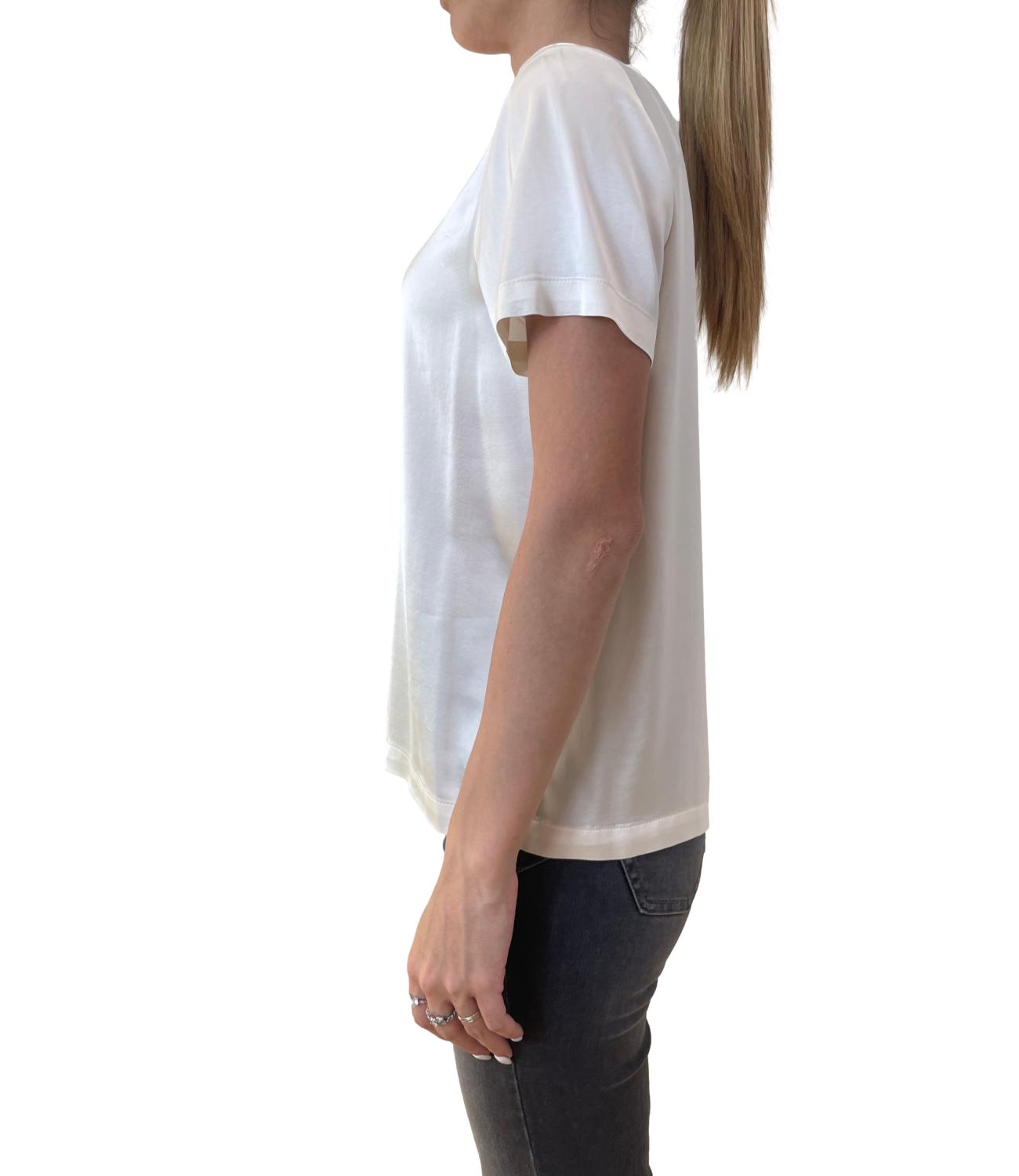 Vicolo T-shirt Raso Panna Donna