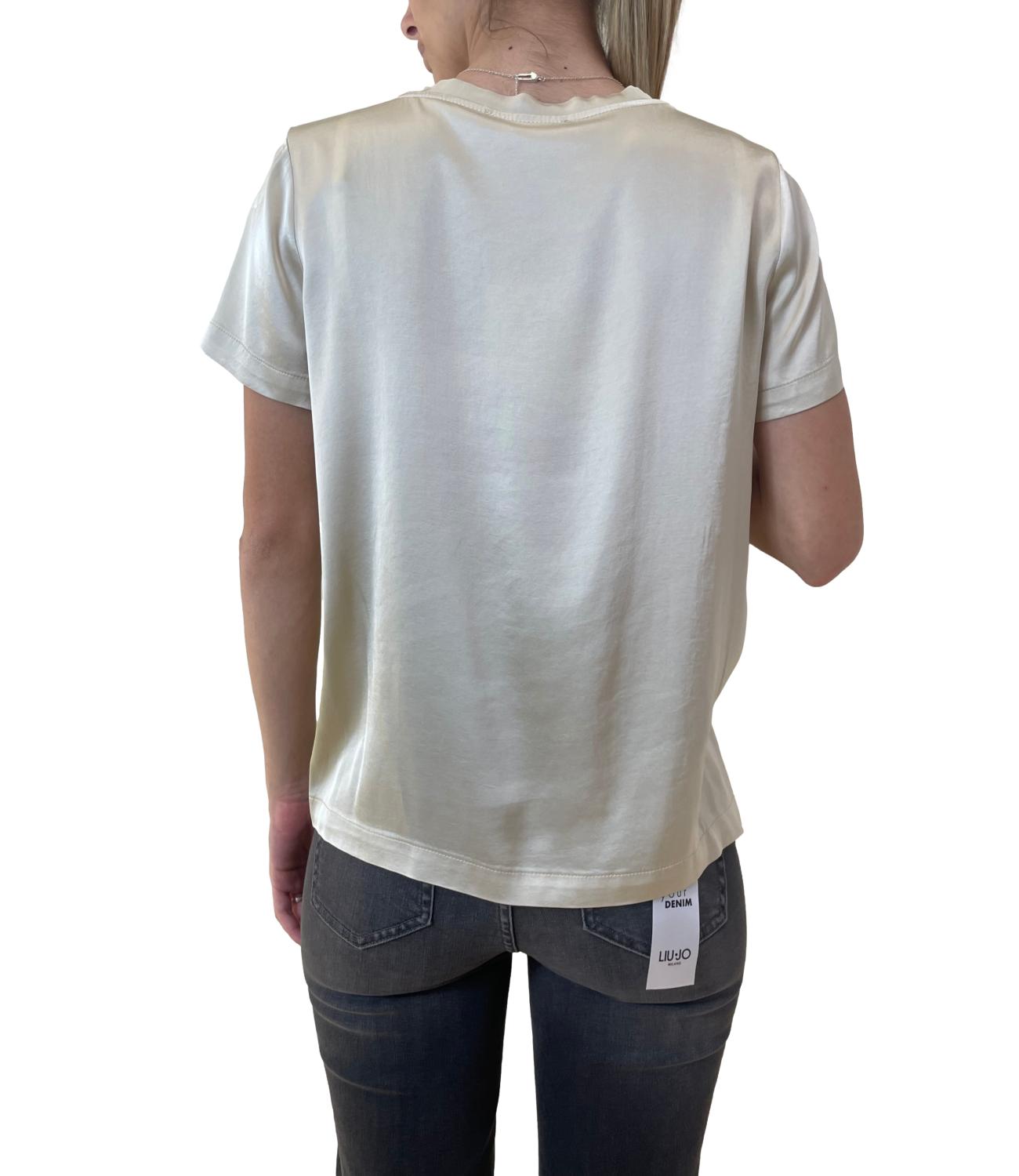 Vicolo T-shirt Raso Tortora Donna