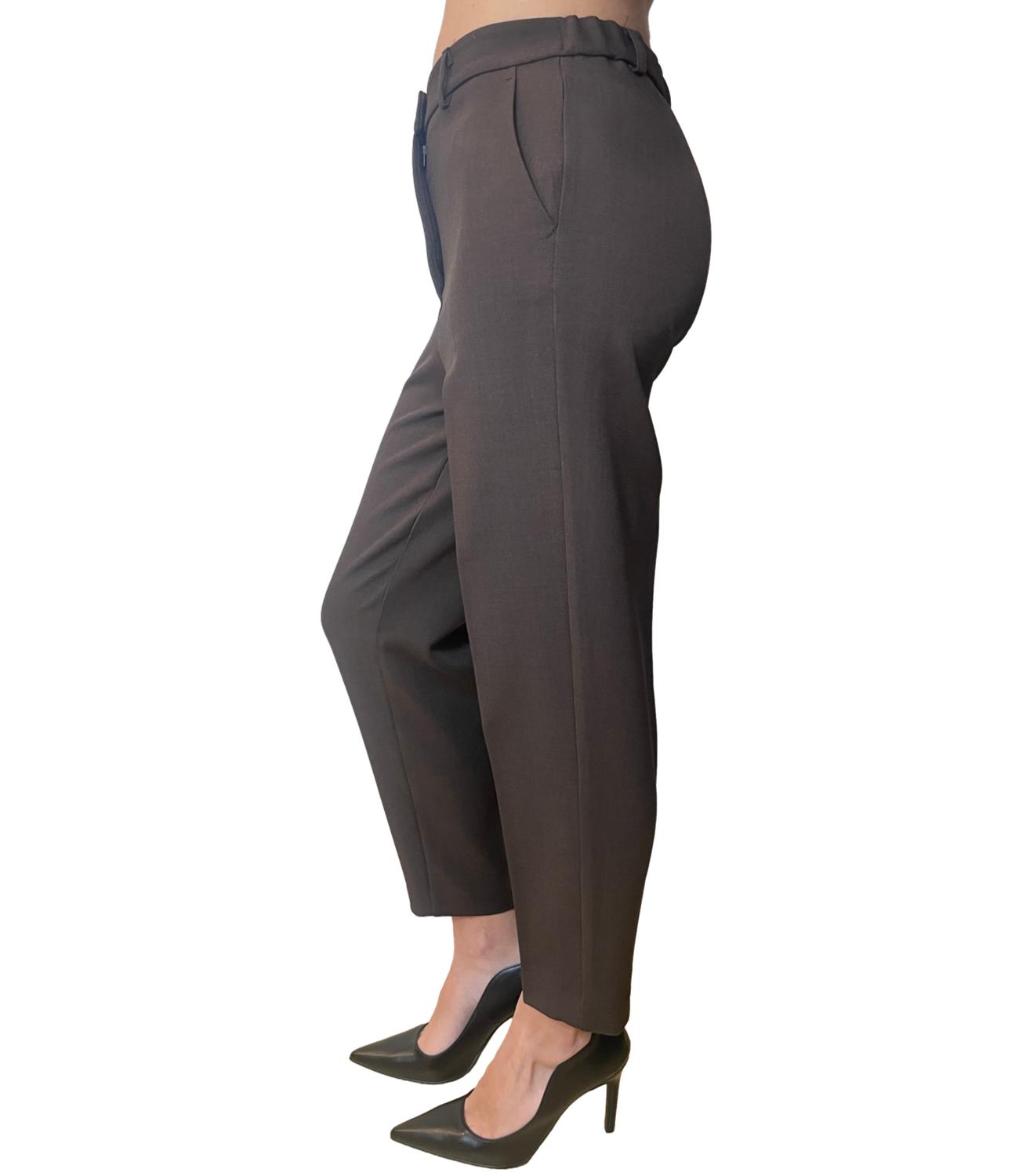 Vicolo Pantalone Carrot Marrone Donna