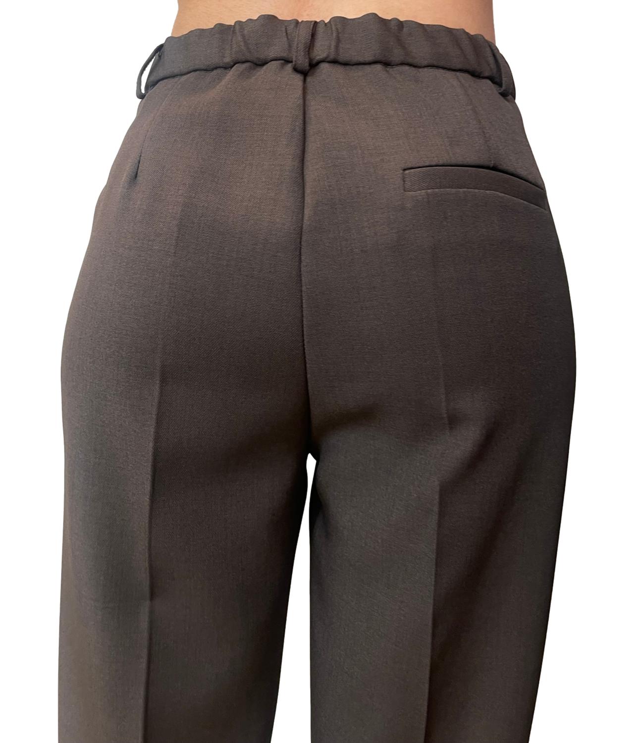 Vicolo Pantalone Carrot Marrone Donna