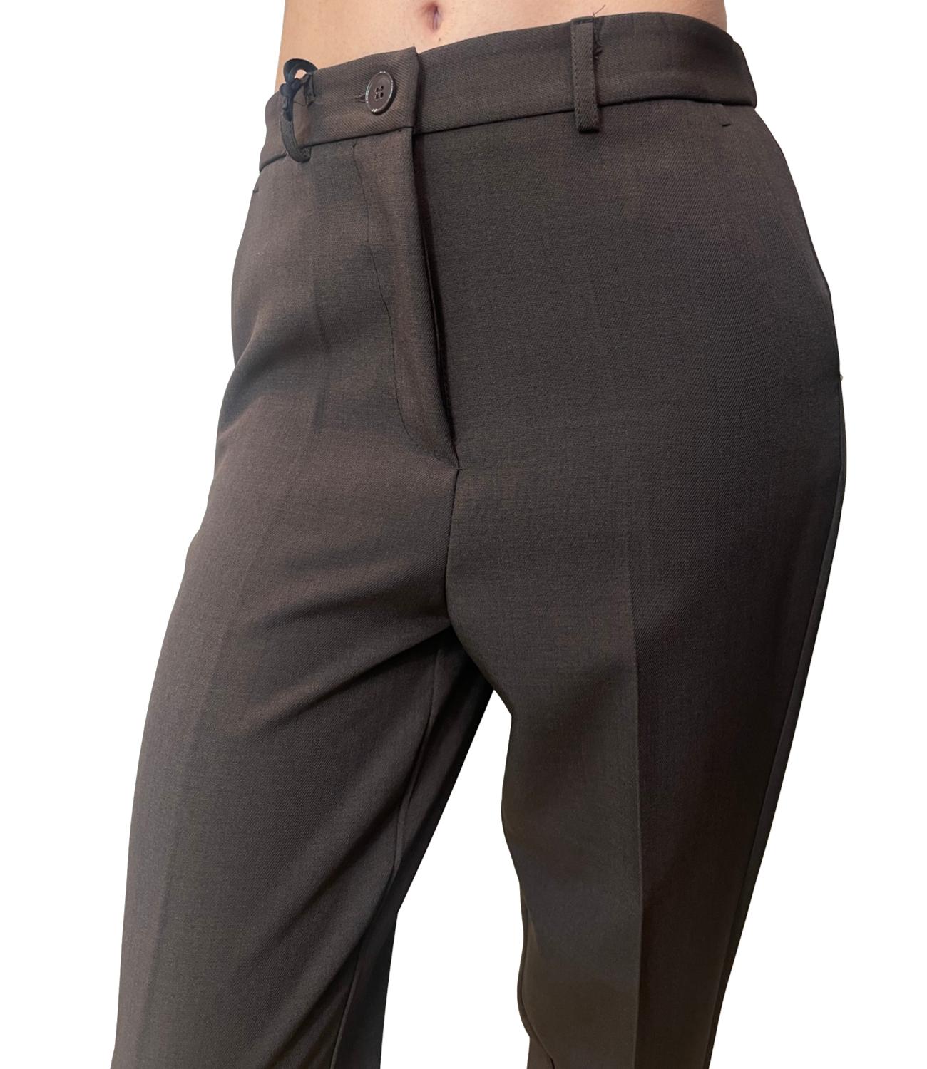 Vicolo Pantalone Carrot Marrone Donna