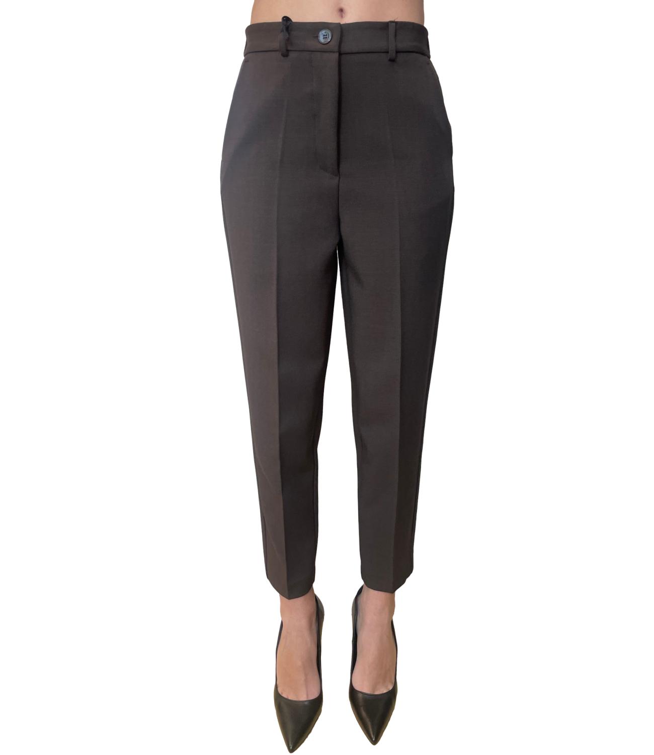 Vicolo Pantalone Carrot Marrone Donna