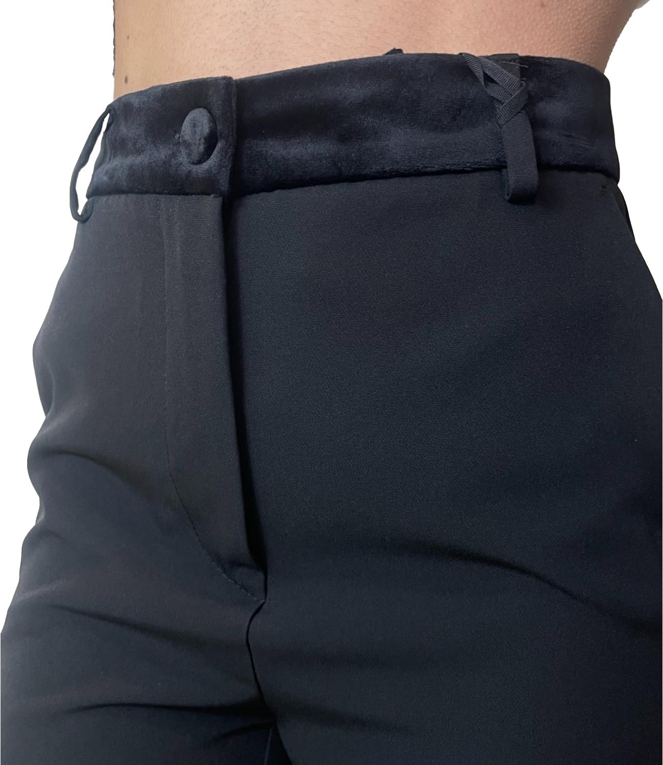 VICOLO pantalone nero donna