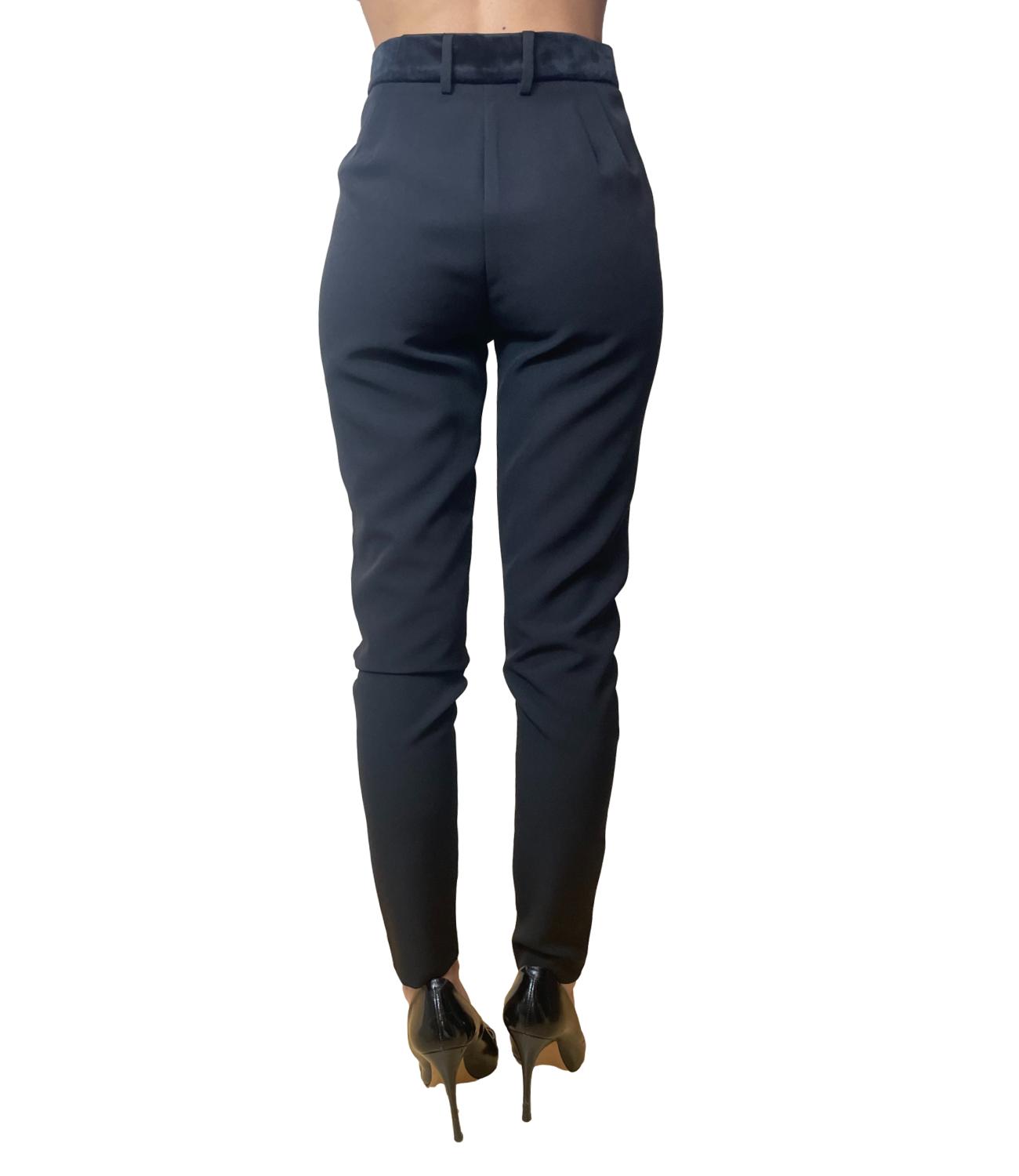 VICOLO pantalone nero donna