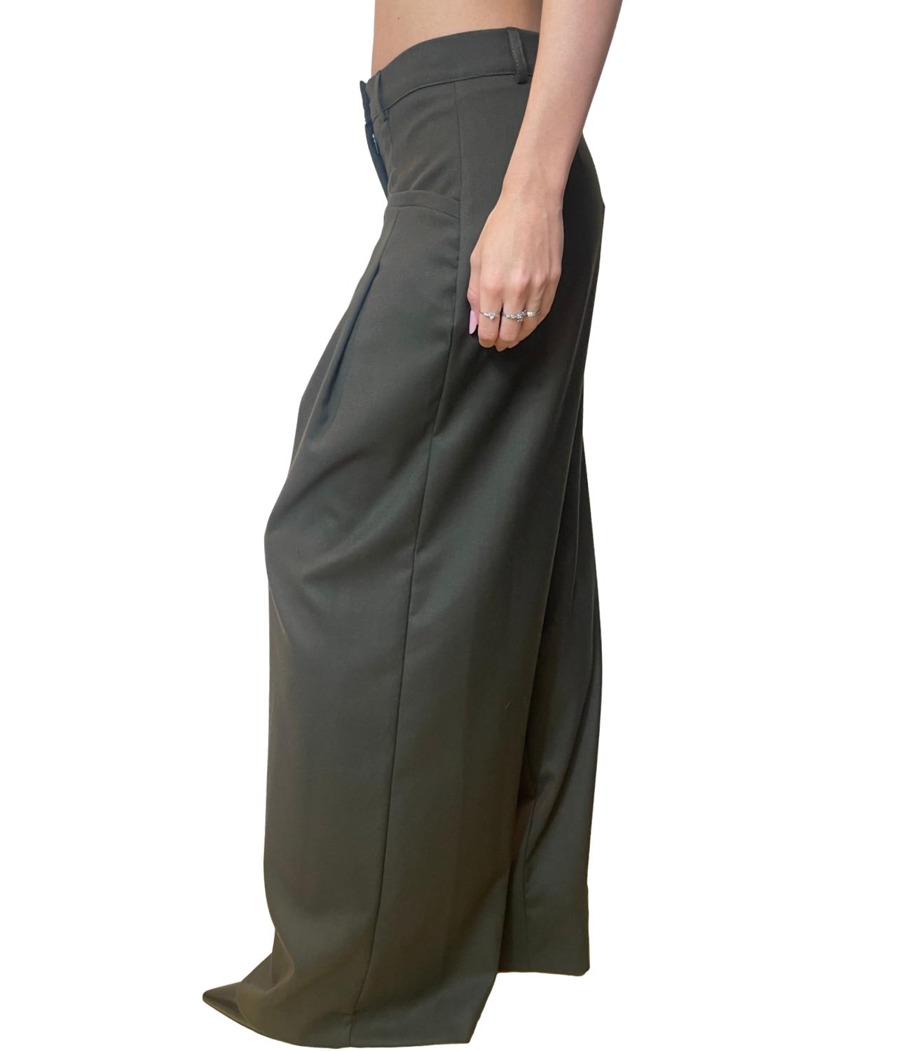 Vicolo Pantalone Palazzo Verde Oliva Donna