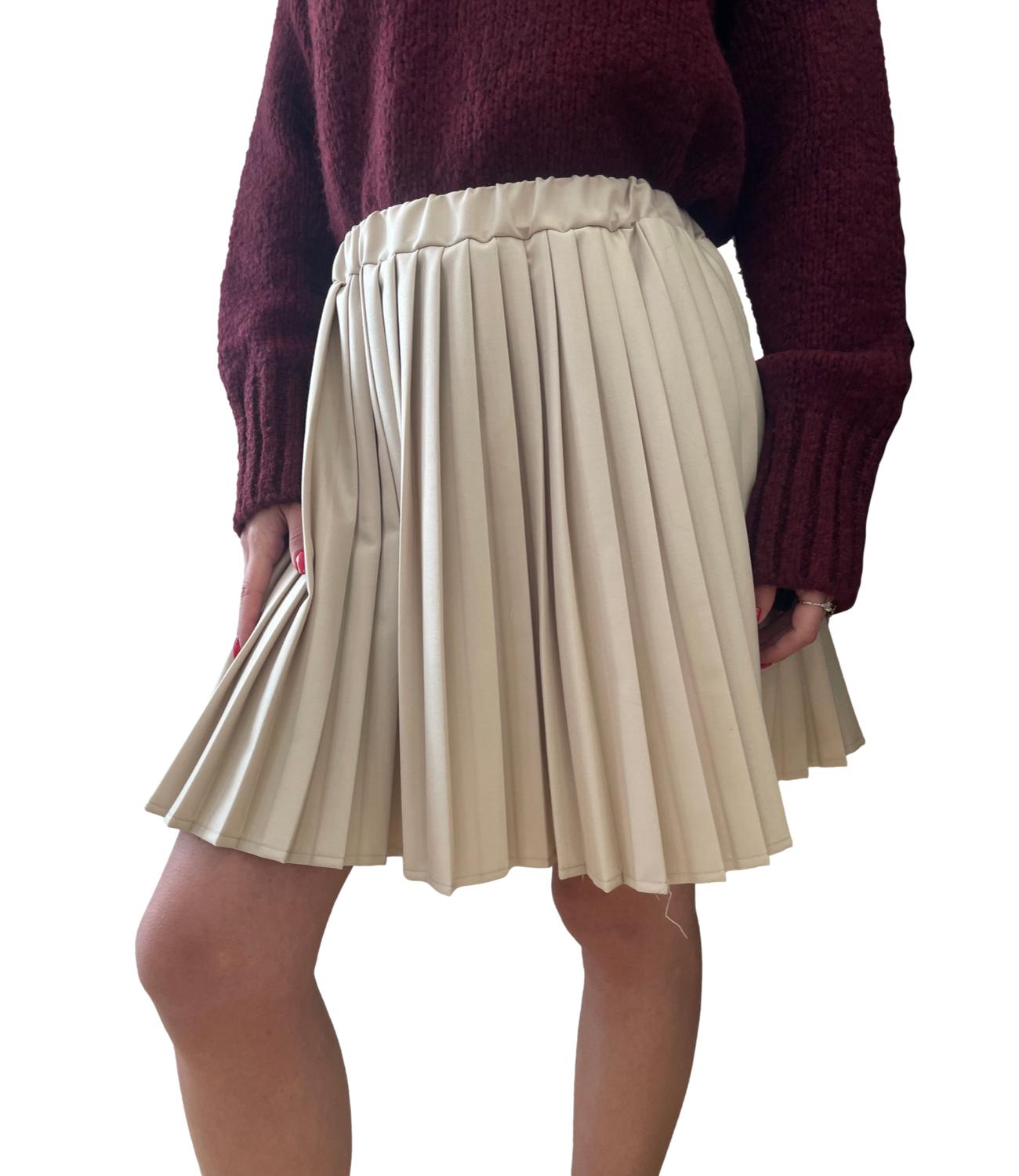 VICOLO gonna beige donna
