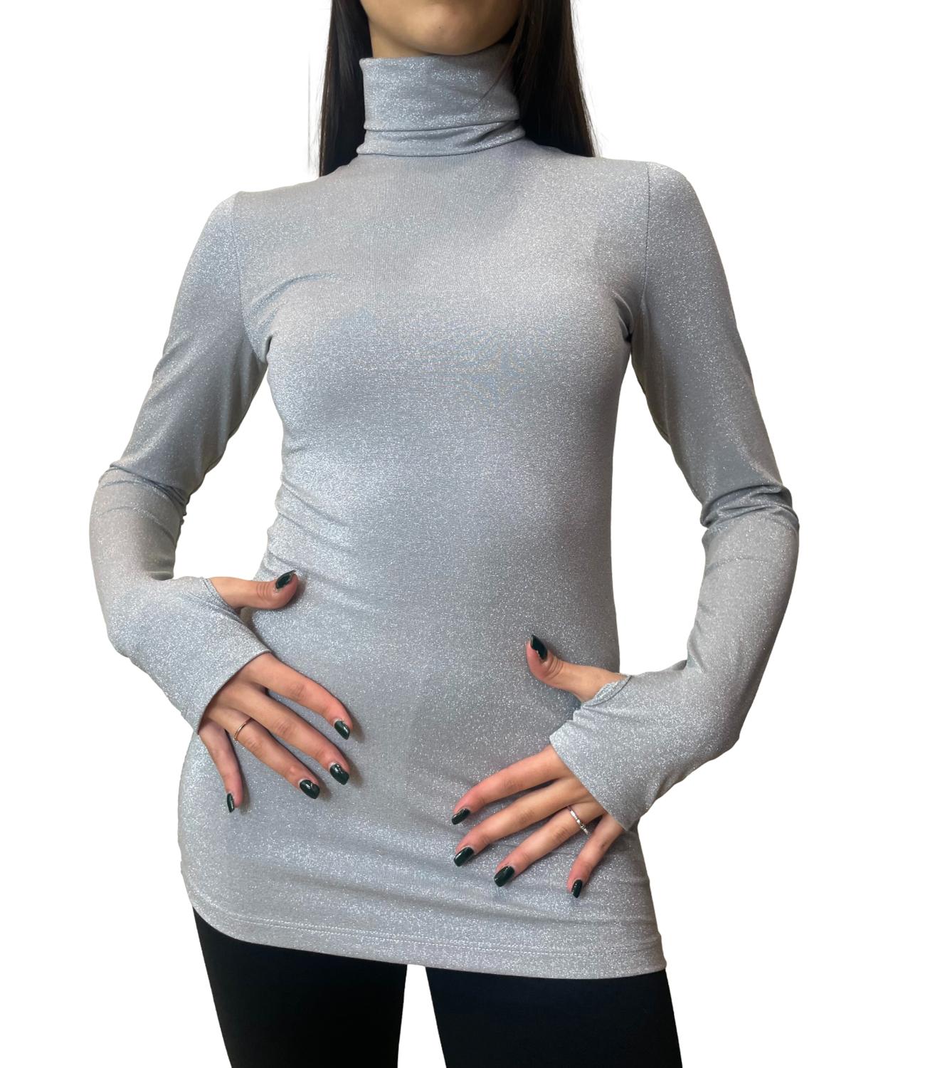 VICOLO maglia grigia donna