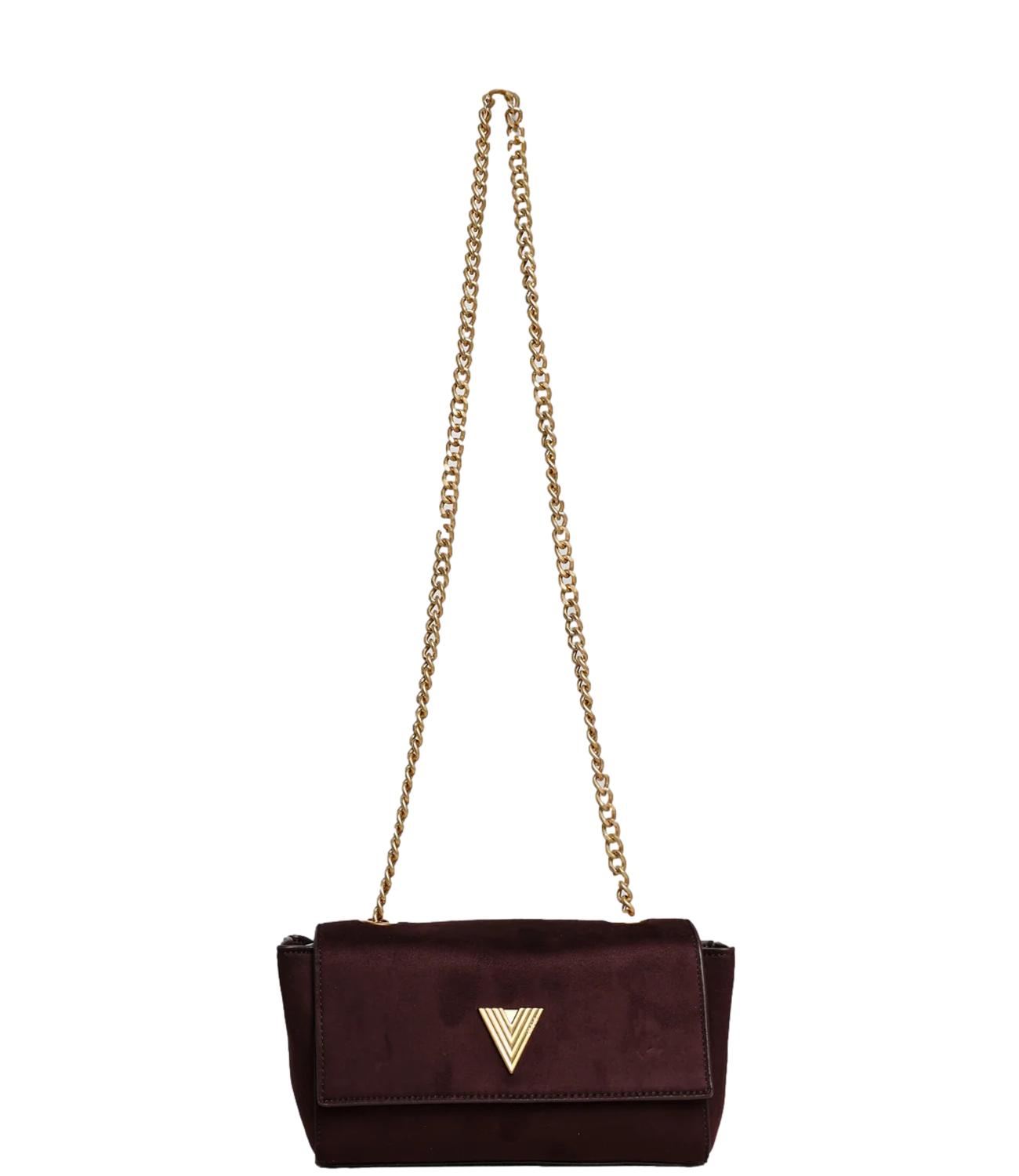 Vicolo Borsa Tracolla Fondente Donna