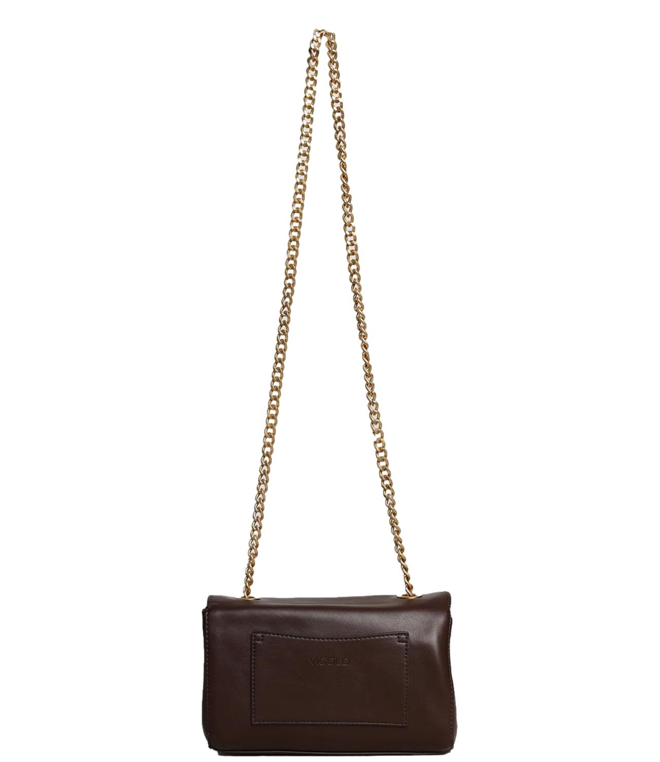 Vicolo Borsa Tracolla Fondente Donna
