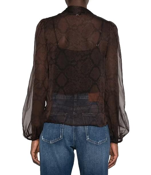 Actitude Twinset Camicia St.Pitone Donna