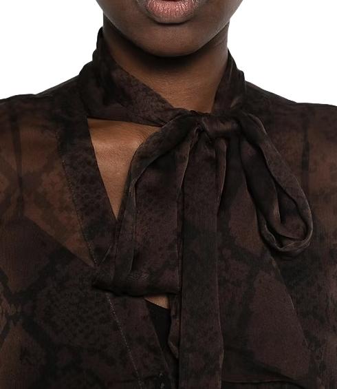 Actitude Twinset Camicia St.Pitone Donna