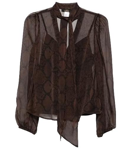 Actitude Twinset Camicia St.Pitone Donna
