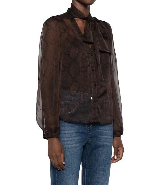 Actitude Twinset Camicia St.Pitone Donna