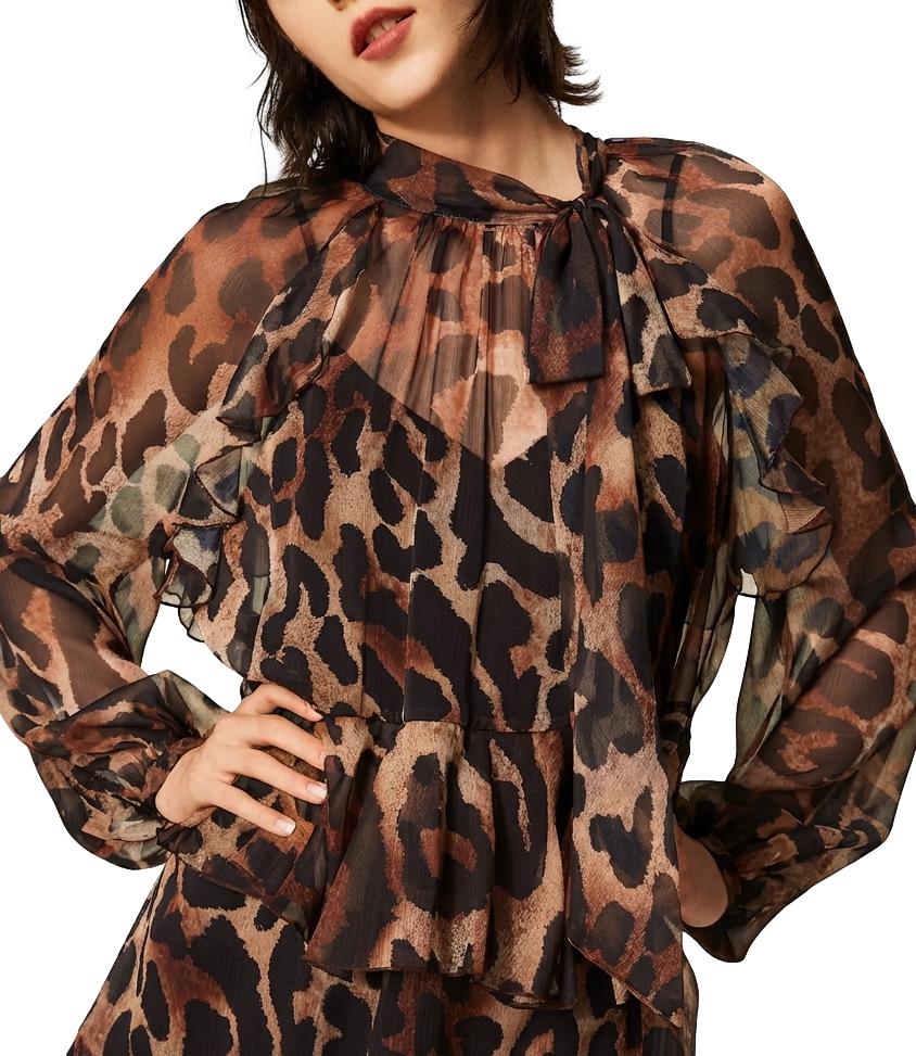 Actitude Twinset Abito St. Animalier Donna