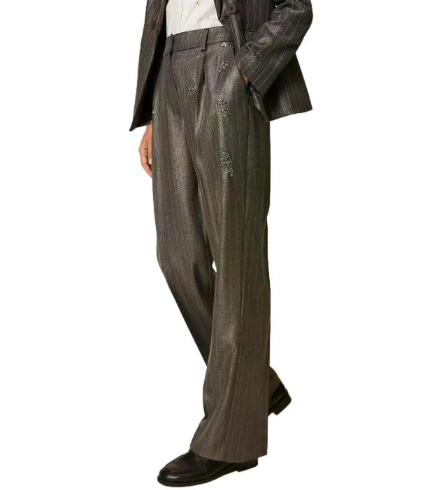 Actitude Twinset Pantalone Antracite Donna