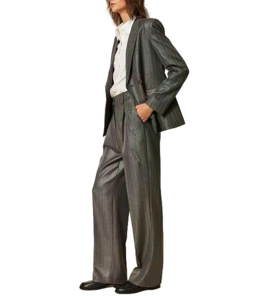 Actitude Twinset Pantalone Antracite Donna