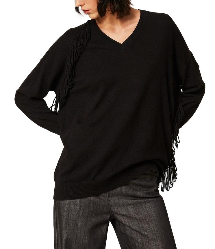Actitude Twinset Maglia Nero Donna