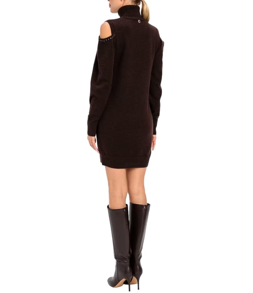 Actitude Twinset Abito Chocolate Plum Donna