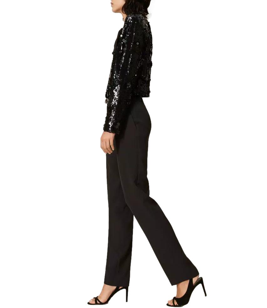 Actitude Twinset Pantalone Nero Donna
