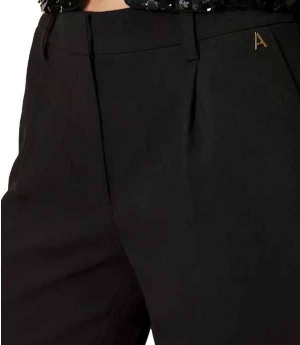 Actitude Twinset Pantalone Nero Donna
