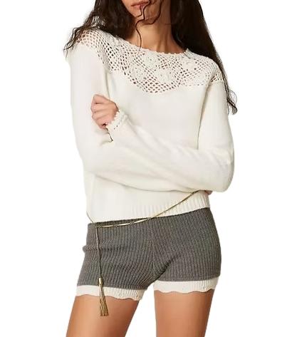 Actitude Twinset Maglia Neve Donna