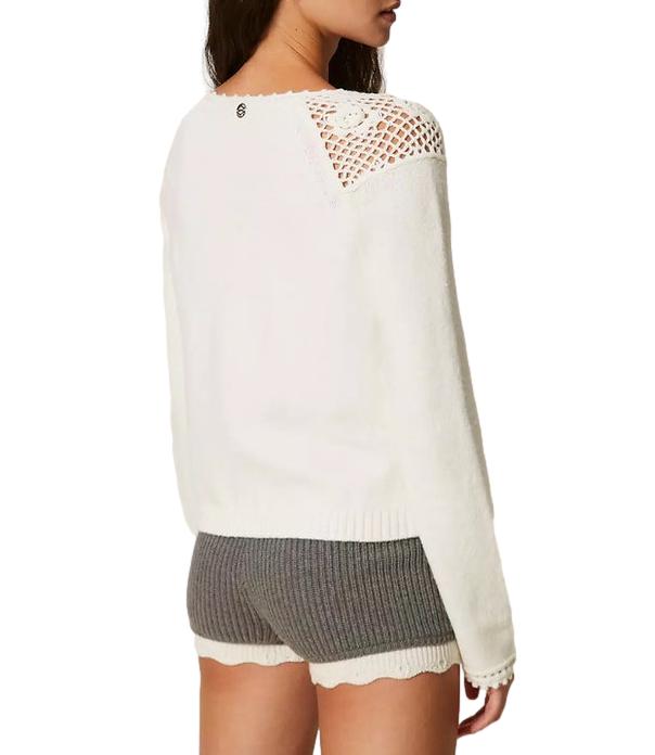 Actitude Twinset Maglia Neve Donna