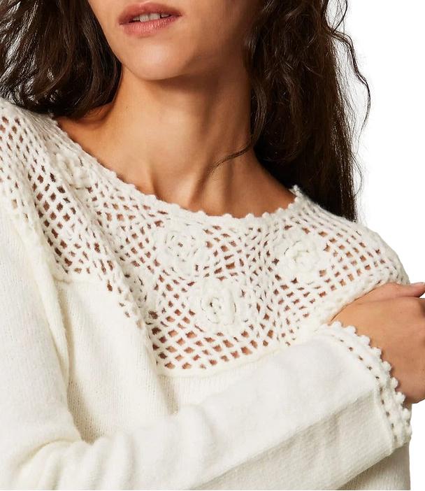 Actitude Twinset Maglia Neve Donna