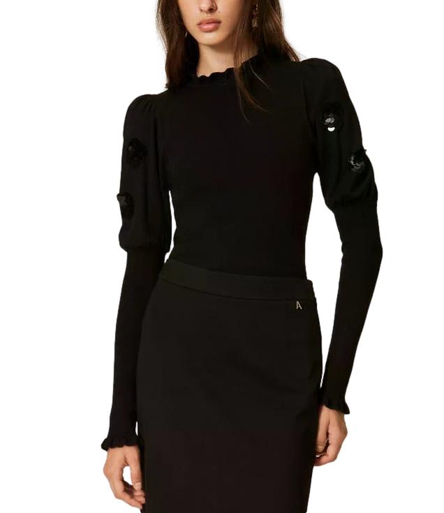 Actitude Twinset Maglia Nero Donna