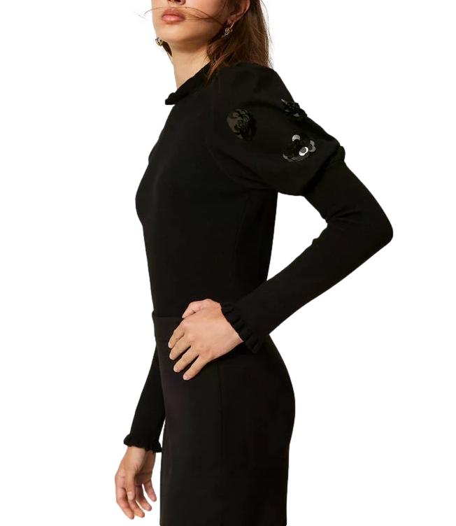Actitude Twinset Maglia Nero Donna