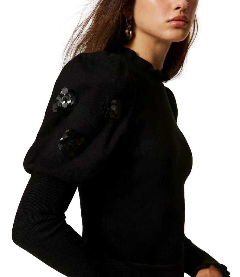 Actitude Twinset Maglia Nero Donna