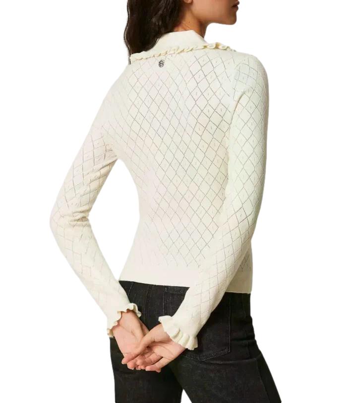 Actitude Twinset Maglia Neve Donna