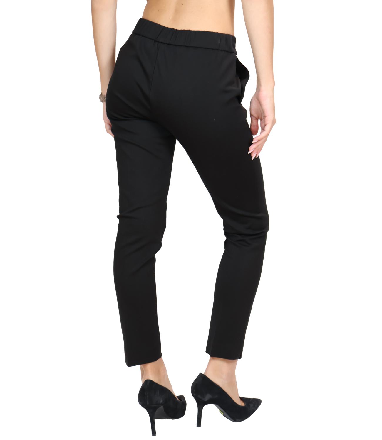 Angela Davis Pantalone Nero Donna