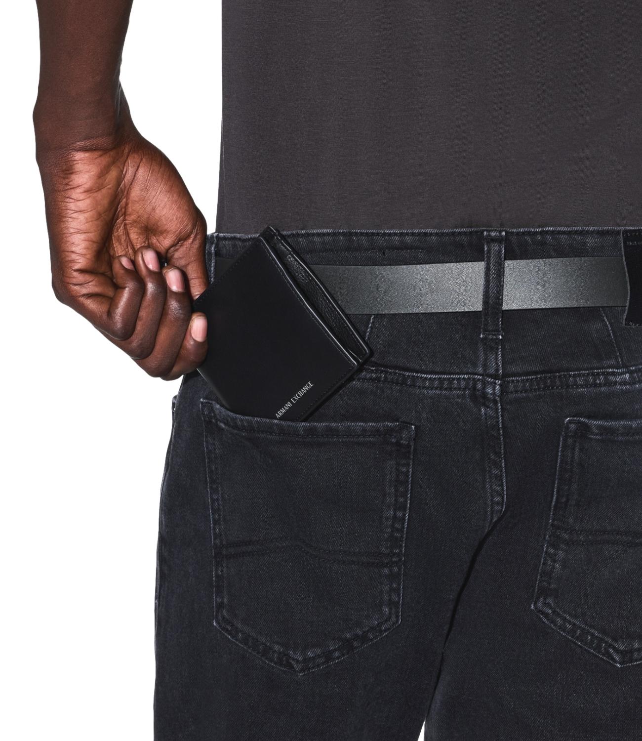 Portafogli Armani Exchange uomo nero