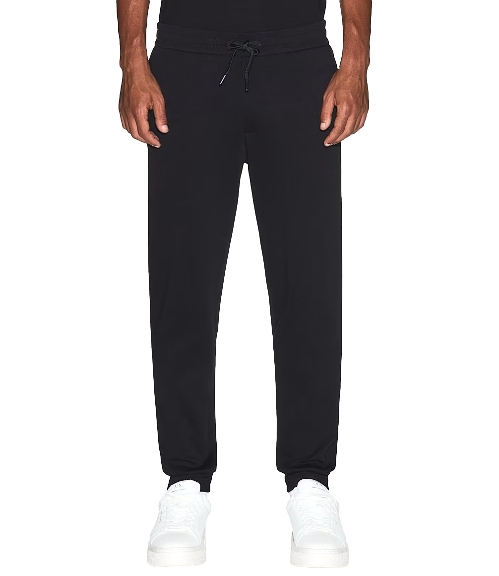Armani Exchange pantaloni jogger in cotone neri uomo