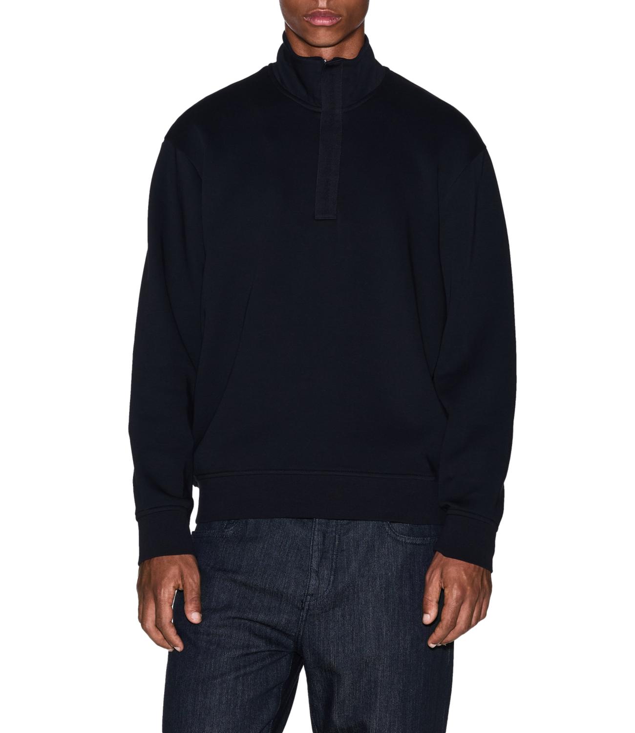 Armani Exchange felpa collo altro nera uomo