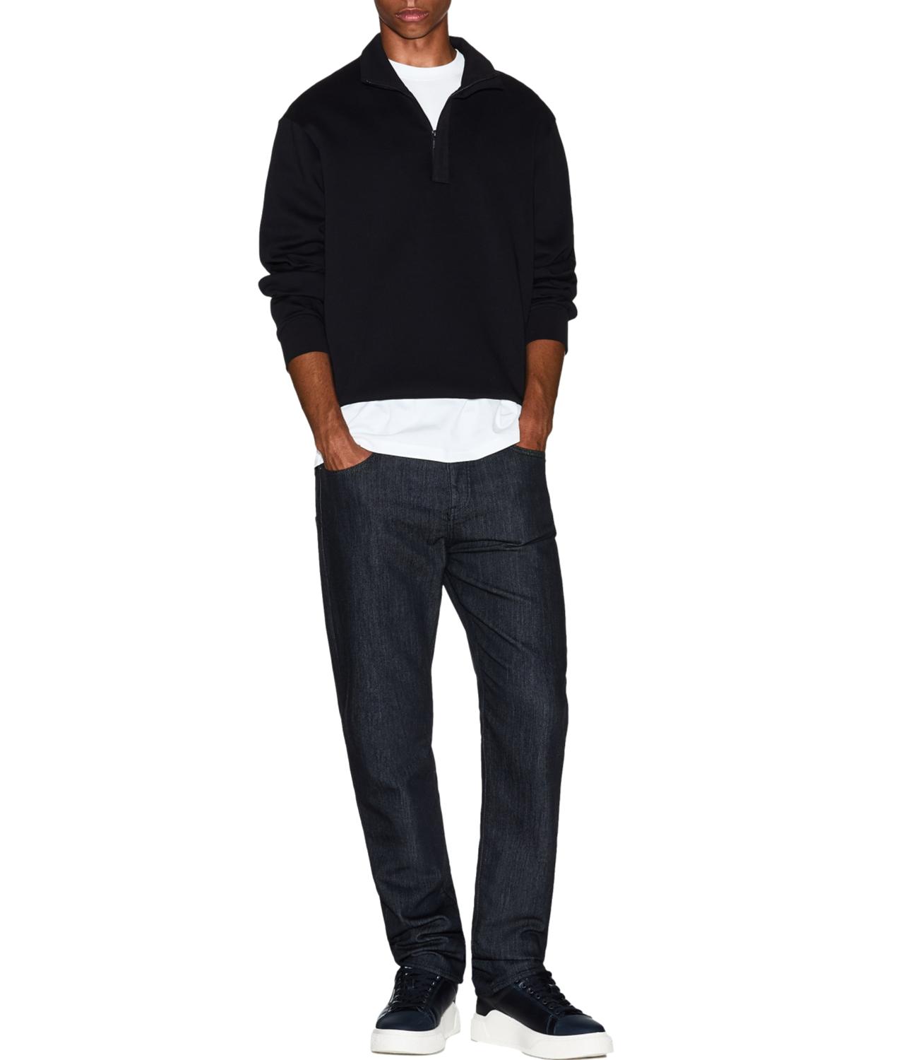 Armani Exchange felpa collo altro nera uomo