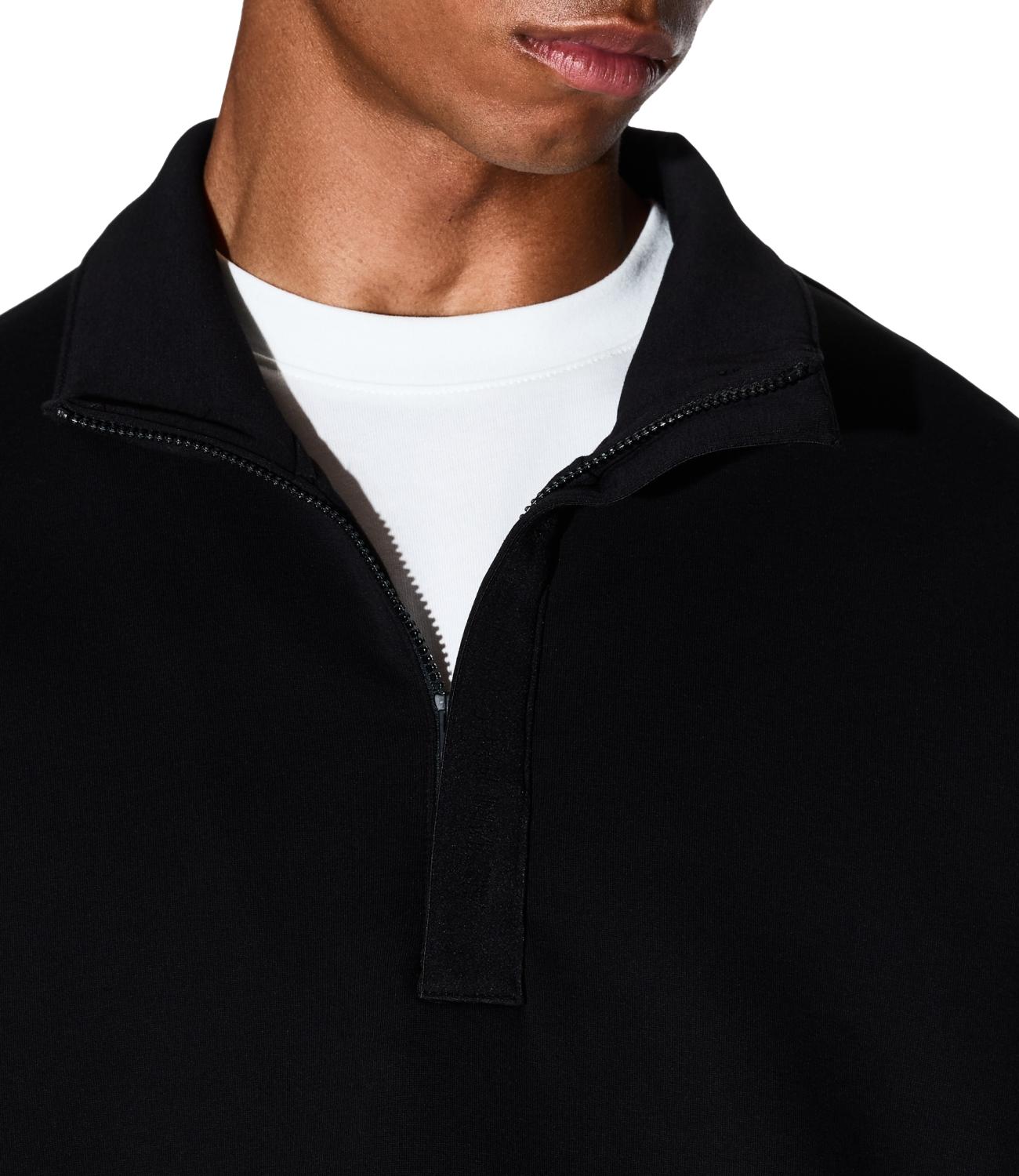 Armani Exchange felpa collo altro nera uomo