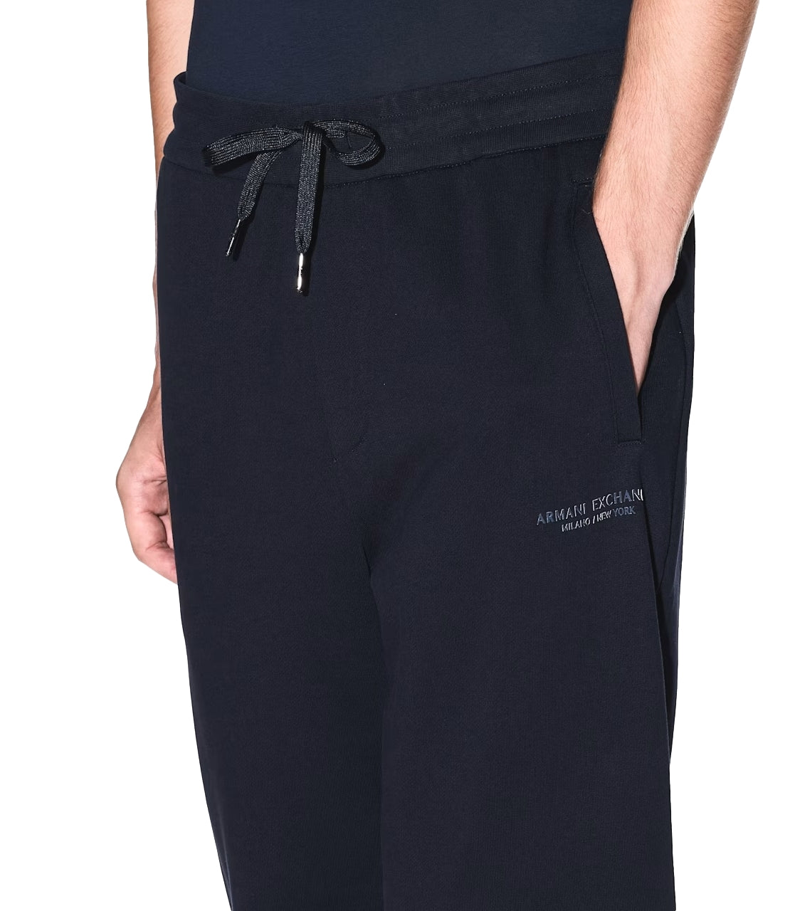 Armani Exchange pantaloni tuta nero uomo