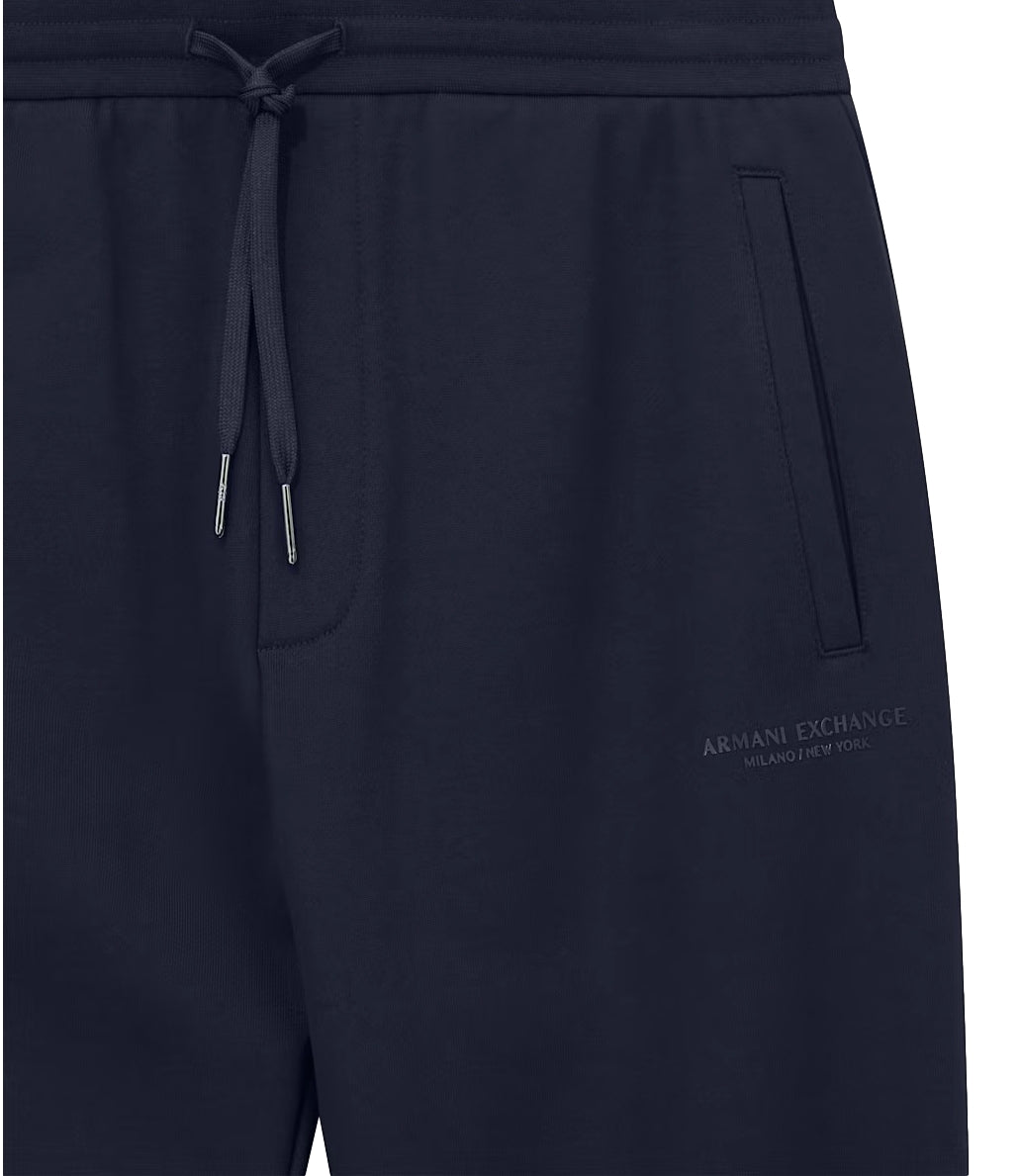 Armani Exchange pantaloni tuta nero uomo