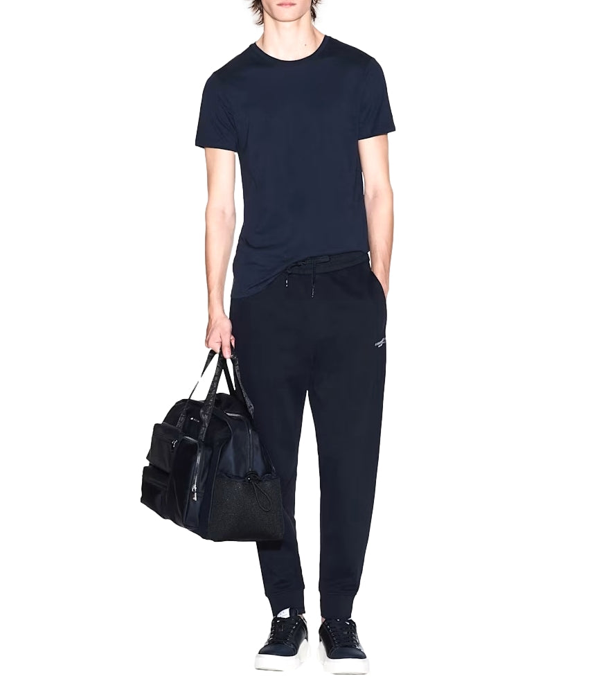 Armani Exchange pantaloni tuta nero uomo
