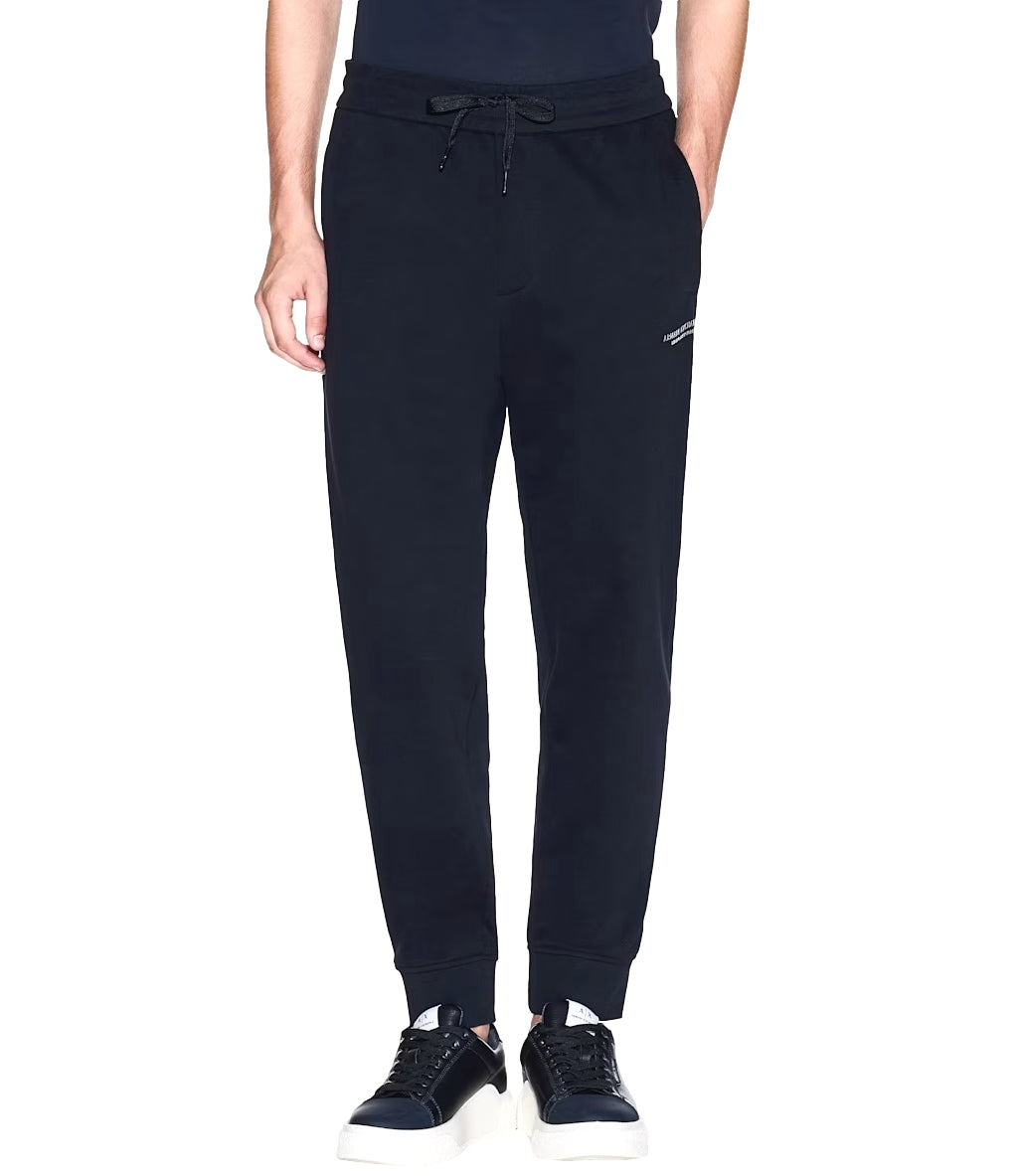 Armani Exchange pantaloni tuta nero uomo