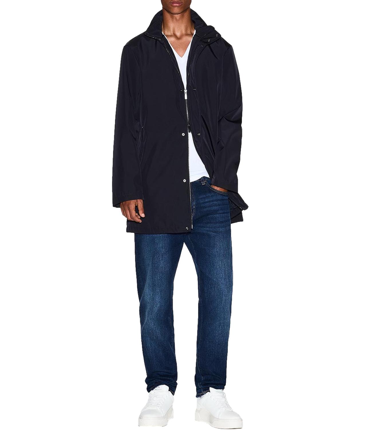 Armani Exchange cappotto deep navy uomo